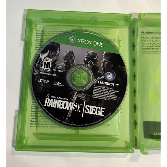 Tom Clancy's Rainbow Six Siege (Xbox One, 2015) Good Condition Tested - Picture 6 of 9